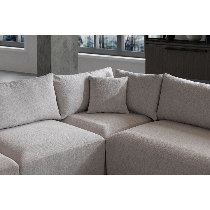 Canapé Modulable Azra Tissu Chenille