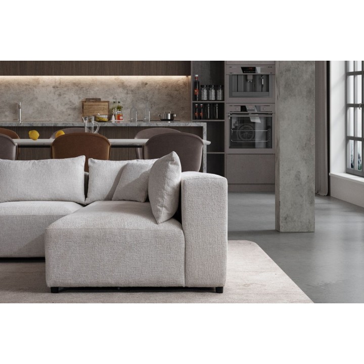 Canapé Modulable Azra Tissu Chenille