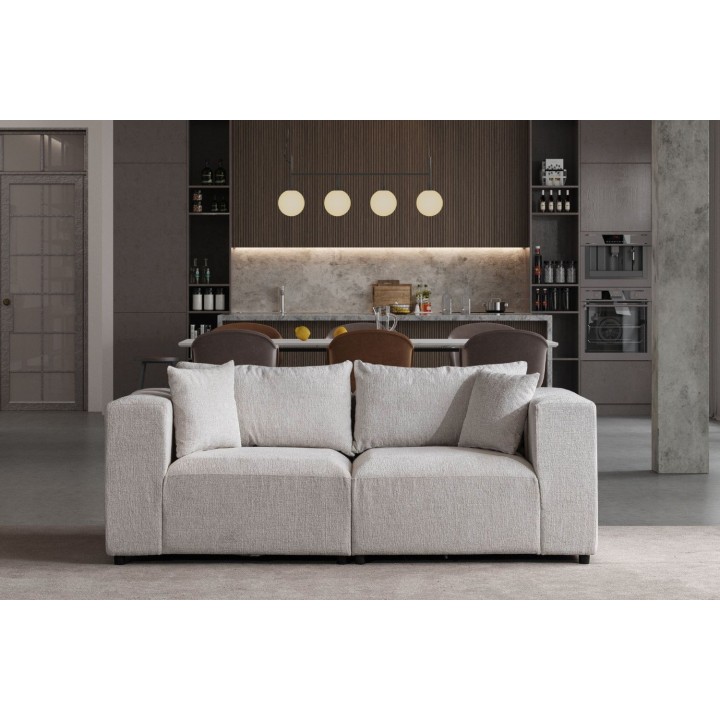 Canapé Modulable Azra Tissu Chenille
