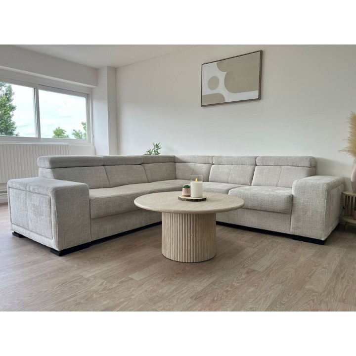 Canapé Convertible Karola Beige