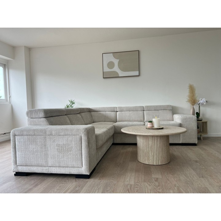 Canapé Convertible Karola Beige