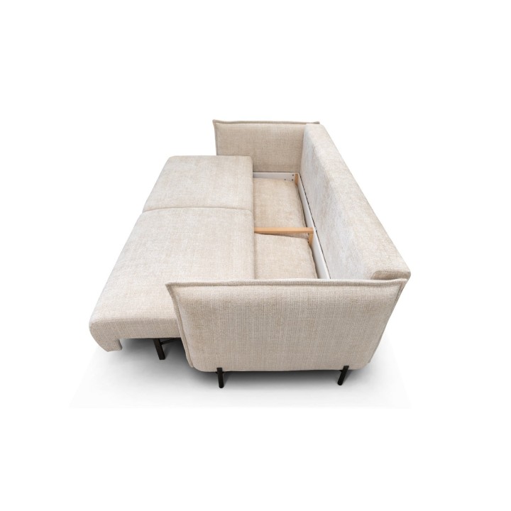 Canapé Convertible Amalfi tissus Marbella Beige