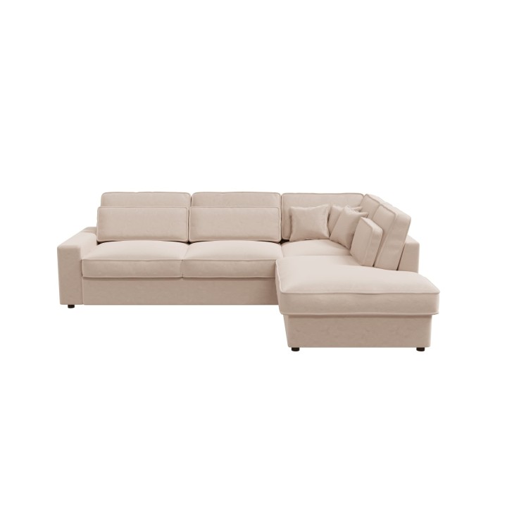 Canapé D'angle Lexus Velours Beige