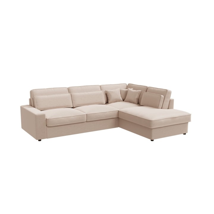 Canapé D'angle Lexus Velours Beige